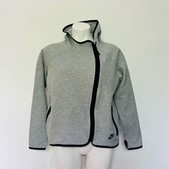 Nike High Low Asymmetrical Zip up Hooded sweatshirt - Picture 8 of 8